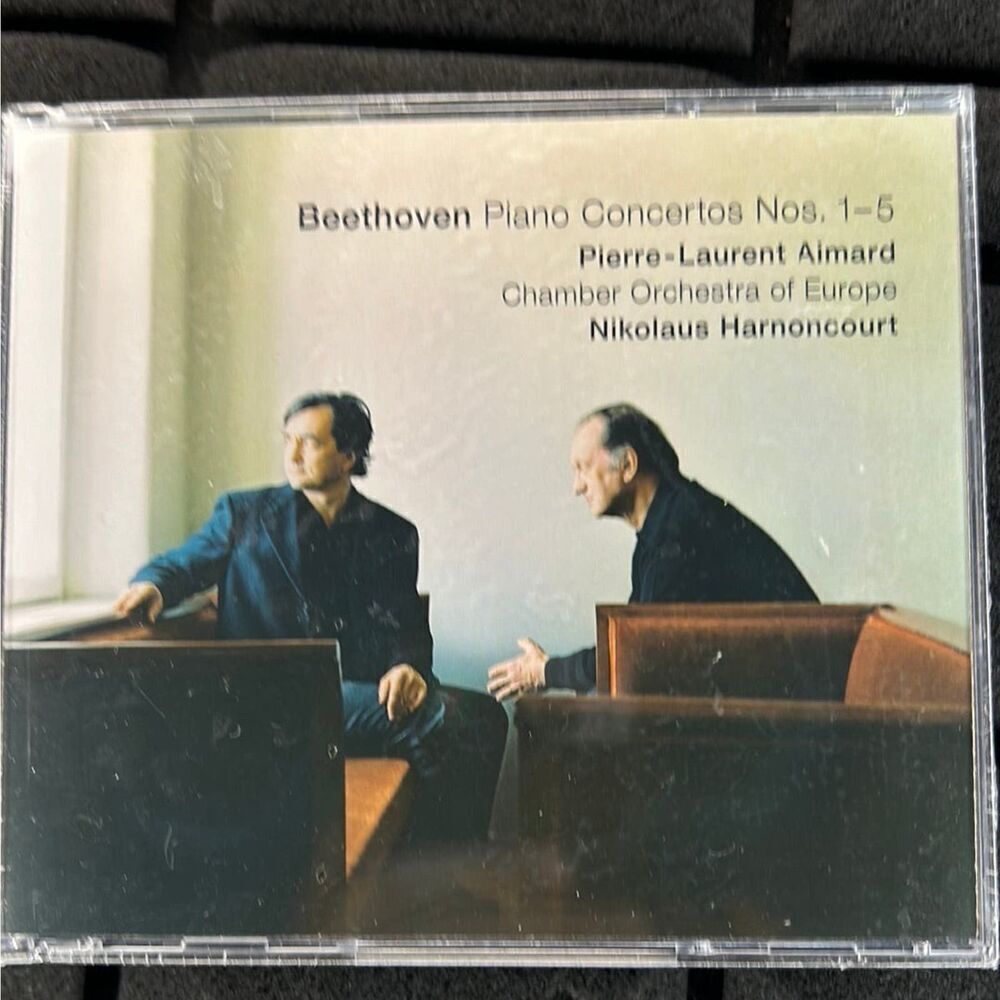 Beethoven Piano Concertos Nos 1-5, Set Aimard Nikolaus Harnoncourt 3 CD SEALED